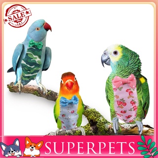 superpets Parrot Diaper with Fastener Tape Breathable Washable Pet Bird Cloth Diaper Bird Supplies