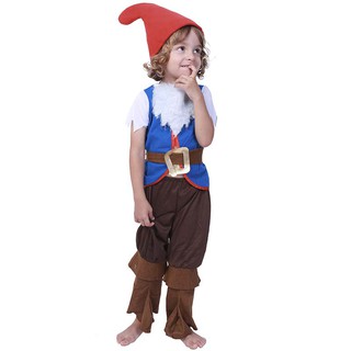Navidad elfo niño disfraces para niños niño cuento de hadas siete enanos Cosplay niño navidad carnaval vestido de lujo