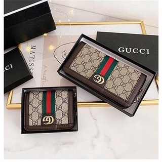 Gucci cartera señoras nueva moda tendencia cien torres de alto valor cartera al aire libre ocio viajes compras de gran capacidad bolsa de tarjeta