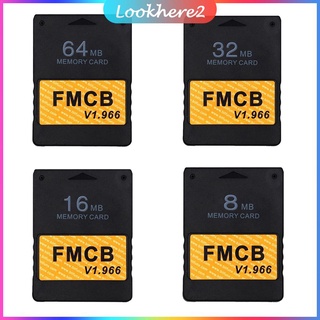(mira aquí) tarjeta de memoria gratuita mcboot v1.966 8mb/16mb/32mb/64mb para sony ps2 fmcb