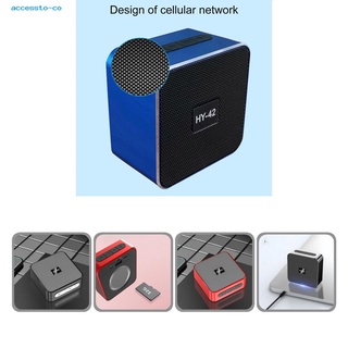 accessto USB Caja De Altavoz Subwoofer Tarjeta Insertar Mini Bluetooth 5.0/4.2 Para El Hogar