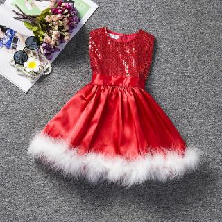 babygirlsnewyeardress vestido rojo de navidad vestido de fiesta con diadema gratis