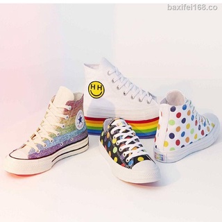 converse 1970 high top mujer arco iris zapato size36-44