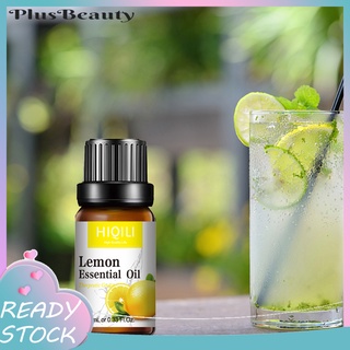 pluscloth1.co 10ml aceites de fragancia de limón refrescante aire que afecta el estado de ánimo ingredientes premium aromaterapia fruta aceite esencial