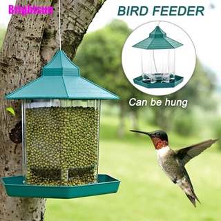 [Brightsun] Alimentador de aves impermeable colgante Gazebo Villa para alimentación al aire libre para decoración de jardín