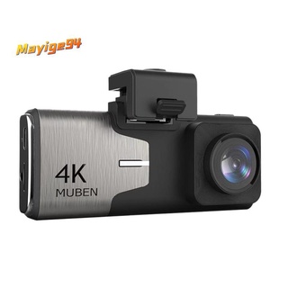 4K Car DVR Camera Front Rear Dash Cam Dual Lens Ultra HD WIFI GPS View Night Vision Cycle Recording 1080P Video Recorder