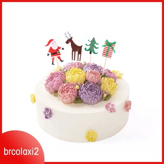 Brcolaxi2 empaque con 24 piezas De pastel De navidad con dibujo/árbol/papá Noel/reno