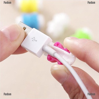 <Fudan> 1X/10X Butterfly Charging Cable Protector Saver For Iphone 5 5S 6 6S Plus (4)