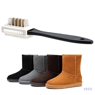 [EESIS] Chic 3-Sides Cleaning Brush For Suede Nubuck Shoes Boot Cleaner ZXBR