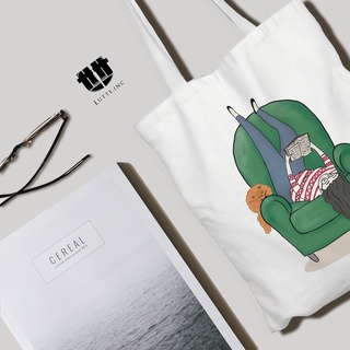 Tote bag lona Totebag Original Lutte.Inc Premium Read Series Tote bag