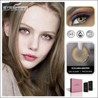 EYESHARE 1 par de lentes de contacto de color islandia para ojos cosméticos maquillaje de ojos (6)