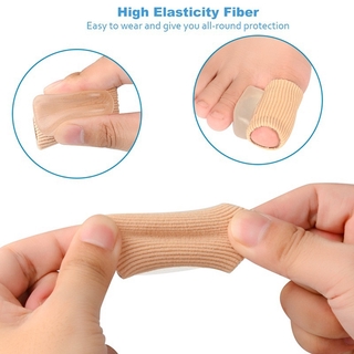 almohadillas de dedos de silicón protectora plantillas separadoras para alivio del dolor de juanete hallux valgu sobre sobre toe almohadillas (2)