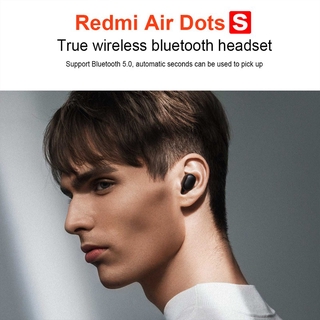 Xiaomi Airdots S Tws Redmi Auriculares Inalámbricos Bluetooth 5.0 Para Juegos Con Micrófono Control De Voz Negro (6)