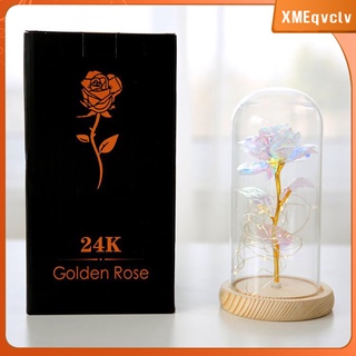 Preserved Eternal Rose LED Light Beauty Flower Birthday Valentine\\\'s Gift (9)