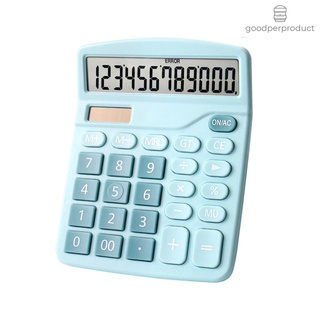 Calculadora estándar G & P De Mesa con función De Calculadora con pantalla Lcd Solar Grande De 12-git/doble potencia Para Casa Básica (1)