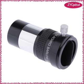 perfect 2x lente barlow 1.25\"/31.75mm economía para telescopios oculares