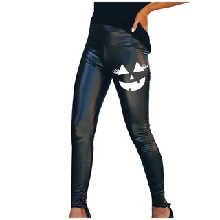 Beautyu pantalones De Cintura Alta Para mujer/pantalón De cuero Para mujer/pantalones De Cintura Alta Para Halloween