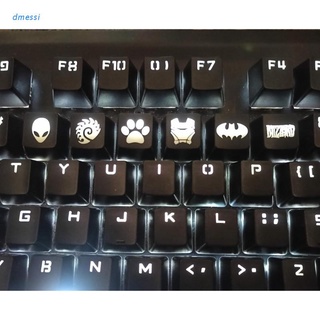 dmessi 1pc diy abs retroiluminado teclado mecánico keycap r4 altura personalidad translúcida tecla cap esc