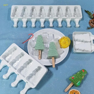 Kkt Molde De silicón Para helado/Gelatina Lolly Frozen 4/8 Cavities