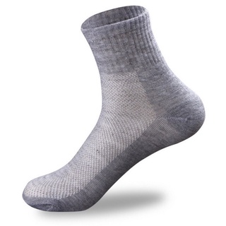 ❤casual gris 3 colores suave blanco mezcla algodón hombres calcetines deportivos