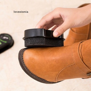 [loveoionia] nuevo quick shine zapatos brillo esponja cepillo pulido limpiador de polvo herramienta de limpieza gdrn