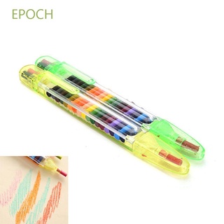 EPOCH 20 Colores/set Crayones Suministros Escolares Doodle Pluma Pasteles Puzzle Herramienta Apilador Swap Seguro Y No Tóxico Colorido Estudiante Dibujo Pintura Graffiti/Multicolor (1)