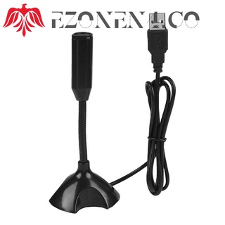 ezonen4 micrófono de escritorio usb para ordenador cuello de cisne micrófono con soporte para transmisión en vivo