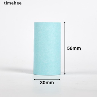 timehee 3pcs mini impresora fotográfica imprimible rollo de papel adhesivo papel térmico autoadhesivo.