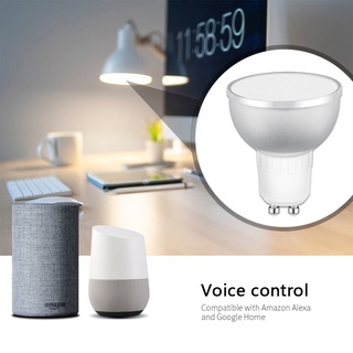 Lámpara Inteligente tuya Zigbee 3.0 Gu10 Led 5w Rgbcw control De Voz trabajo con Alexa Echo plus Google Sb home (2)