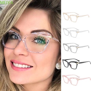 Meiya mujeres moda cuidado de la visión cuadrado de gran tamaño Retro clásico ojo de gato gafas Anti-azul luz gafas/Multicolor