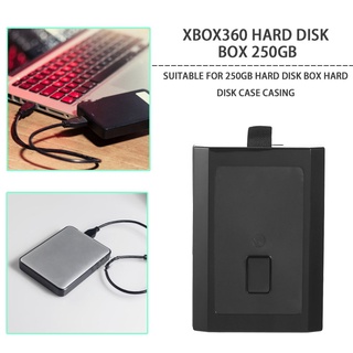 【switcherstore5q】Hard Disk 250GB HDD Case Hard Drive Enclosure Box Shell Cover for Xbox 360