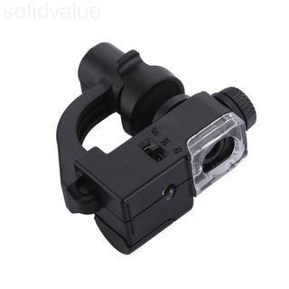90X Zoom óptico de la cámara del teléfono lupa LED UV Clip microscopio lente para teléfono celular Universal solidvalue