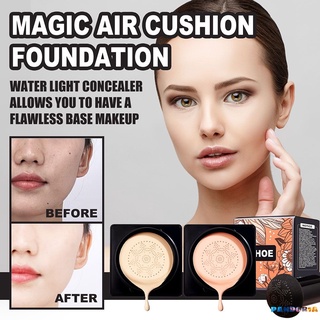 EELHOE Magic Air Cushion Foundation BB Crema Invisible Poros Iluminar La Piel Tono pando
