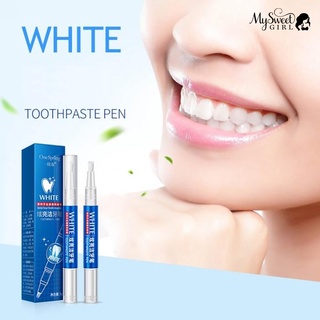 MYSWEE Portable Teeth Whitening Pen Stains Plaque Removing Dental Care Bleaching Gel