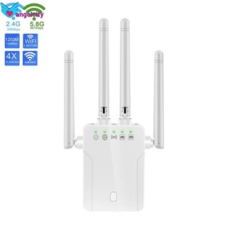 angelcity 5 Ghz WiFi Repeater Wireless Wifi Extender 1200Mbps Wi-Fi Amplifier 802.11N Long Range Wi fi Signal Booster 2.4G Wifi Repiter angelcity