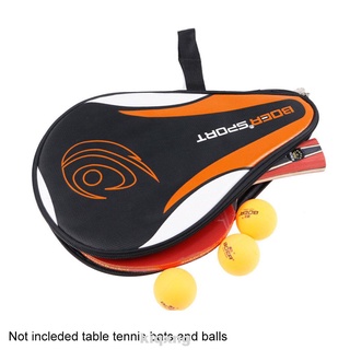 Bolsa de raqueta de tenis de mesa con forma de calabaza impermeable