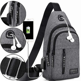 Seagloca Chest Bag with Earphones Multi-function Outing Travel Bag No.937 (1)