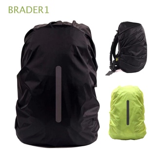 BRADER1 Camping Hiking Backpack Rain Cover Portable Dustproof Cover Waterproof Cover Polyester Outdoor Bags Outdoor Sport Night Cycling Climbing Bag Safety Reflective
