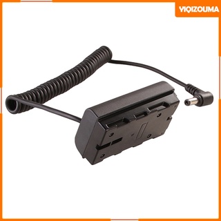 Yiqizedma Adaptadores De energía Np-F con batería Dc/utensilio Dc con cable extensible Para Np-F970 Np-F960 Np-F770 F750 F550 Dslr