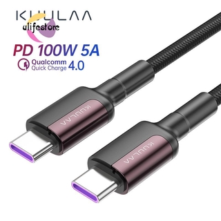 Cable USB tipo C a USB C para XIAO MI POCO X3 Type-C PD carga rápida USB-C Cable U LIFE