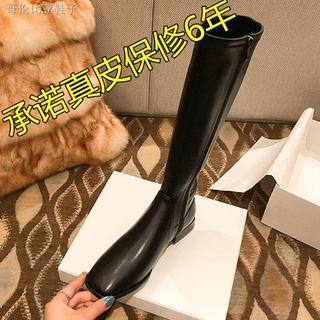 [Genuine women s shoes] All cowhide leather boots, women s boots, 2021 new boots, boots, high, but knee-high knight boots