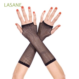 lasane sexy fishnet cuff guantes sin dedos fancy rock punk delicado gótico 1 par largo/multicolor