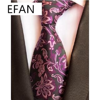 8 cm clásico paisley negro rosa rosa jacquard tejido 100% seda hombres corbata corbata (1)