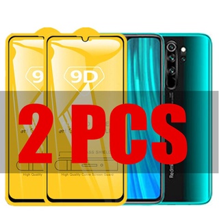 2 piezas de vidrio 9D para Xiaomi Redmi Note 8 Pro vidrio Protector en la película Protector de pantalla Xiomi Redmi Note 8 Pro 8pro
