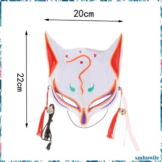 Cosplay LED Fox Mask Decoracin De Fiesta De Halloween Para Hombre Mujer Accesorios