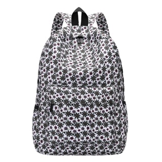 [hst]/mochila escolar con estampado de flores 3d para mujer/mochila de viaje casual para niñas