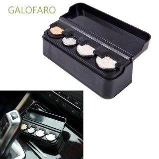 GALOFARO Case Capsules Holder Loose Change Coin Storage Collecting Box Piggy Bank Money Small Wallet Car Holder Car Parts Plastic Cases/Multicolor (1)