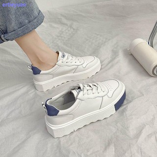 Poco blanco zapatos de las mujeres s otoño 2021 nuevas mujeres zapatos ligero plataforma plataforma casual zapatos solo zapatos de primavera y otoño zapatos de las mujeres