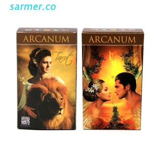 SAR2 Full English Arcanum Tarot 78 Cards Deck Oracle Playing Card Party Board Game