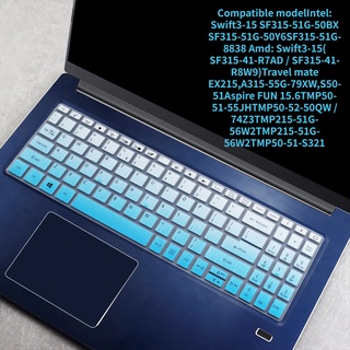 Cubierta del teclado para ordenador portátil Acer Aspire 3 A315-56G A315-55G A315-55 A315 55 55G/Aspire 5 A515-55G A515-55 A515 55G 15.6 pulgadas